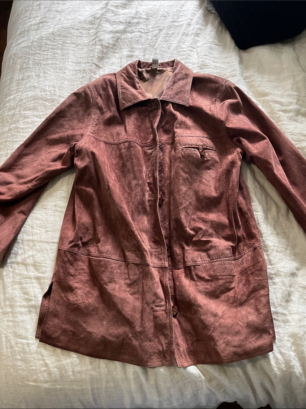 Vintage Suede Mauve Jacket